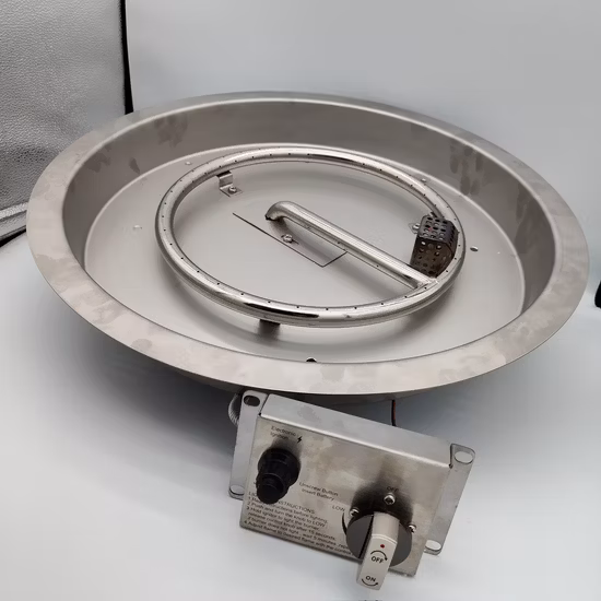 Bandeja de metal para fogatas a gas/Sistema de quemadores para fogatas