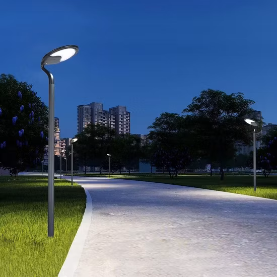 Jardín al aire libre IP65 todo en una farola LED solar integrada con aprobación CE