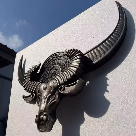 Venda al por mayor el tapiz moderno de la decoración del hogar del metal de los ciervos