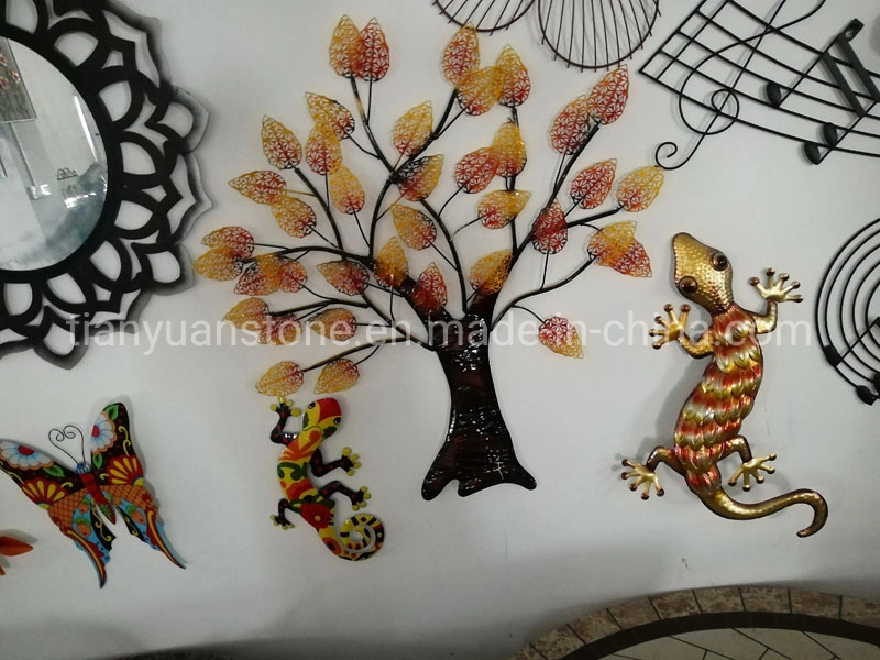 Handmade Wall Hanging Metal Flower Craft for Home Decoration