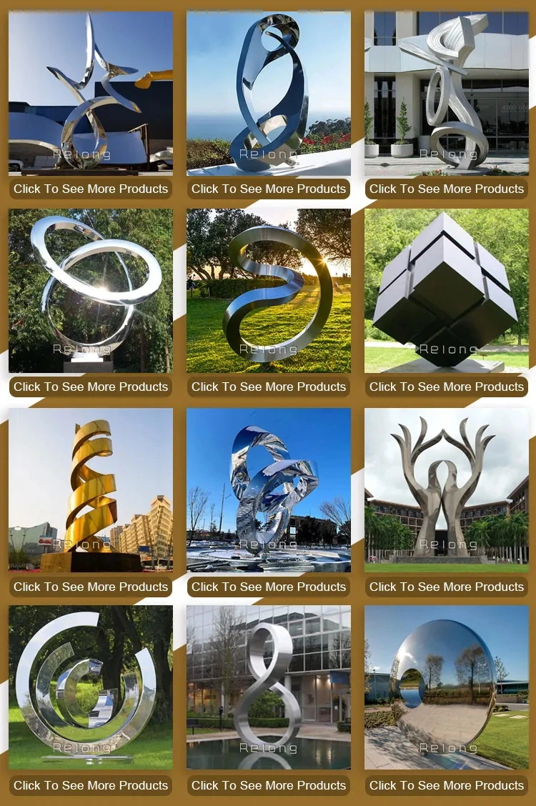 Outdoor Garden Decor Modern Metal Kinetic Wind Sculpture High Quality Metal Stainless Steel Sculpture Supplier