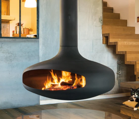 Chimenea colgante redonda de 100 cm EE. UU. House Hotel