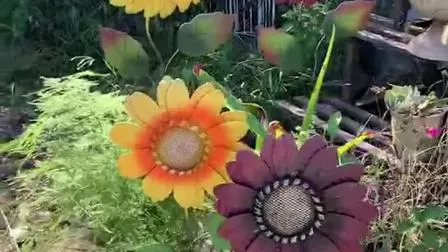 Artesanías de hierro de metal hechas a mano de alta calidad para decoración de flores falsas