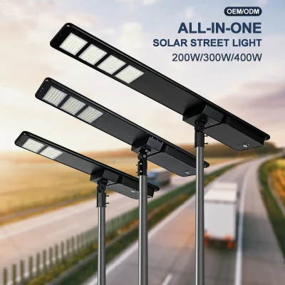 Alltop IP65 Impermeable al aire libre Integrado Todo en uno Farola solar Sensor de movimiento Jardín solar Pared Luz de césped Control remoto Luz de inundación Venta al por mayor Luz LED