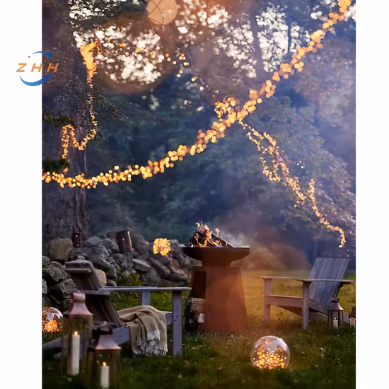 Pozo de fuego de gas al aire libre de decoración de forma cuadrada de acero corten